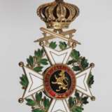 Orden Leopold II. Kommandeurskreuz mit Schwertern - Foto 4