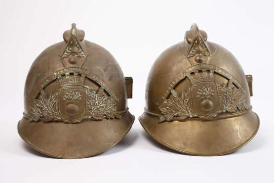 Zwei Feuerwehrhelme Frankreich - photo 2