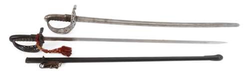 Zwei Kavallerie-Offiziersdegen Schweiz - photo 1