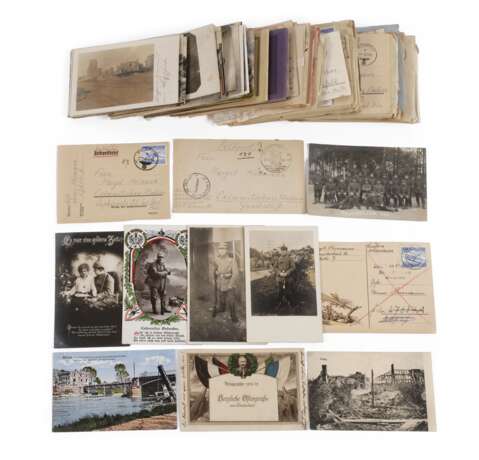 Konvolut Postkarten und Feldpost 1. und 2. Weltkrieg - фото 1