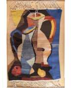 Übersicht. Webteppich Bauhaus-Motiv