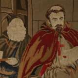 Gobelinstickerei Abgabe des Zehnten im Kloster - photo 2
