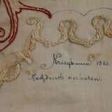 Feine Seidenstickerei Historismus - photo 5