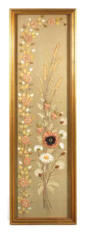 Große Seidenstickerei Jugendstil - Foto 1 Große Seidenstickerei Jugendstil - Foto 1