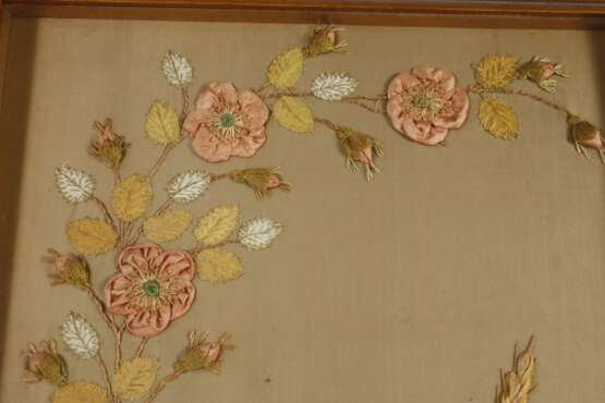 Große Seidenstickerei Jugendstil - Foto 2 Große Seidenstickerei Jugendstil - Foto 2