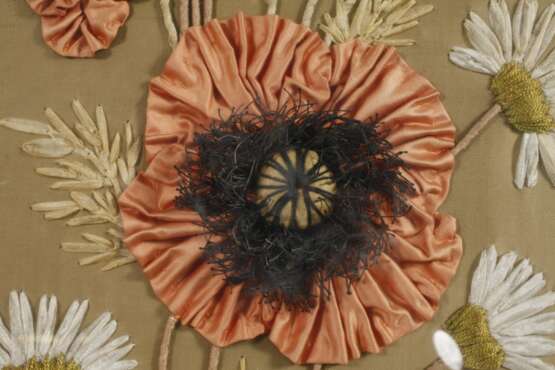 Große Seidenstickerei Jugendstil - Foto 5 Große Seidenstickerei Jugendstil - Foto 5