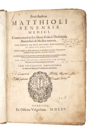 Petri Andreae Matthioli Senensis Medici 1565 - фото 1