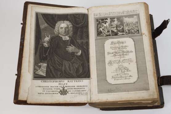 Pfaff-Bibel Tübingen Cotta 1730 - фото 3