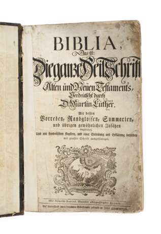 Biblia Regensburg 1756 - photo 1