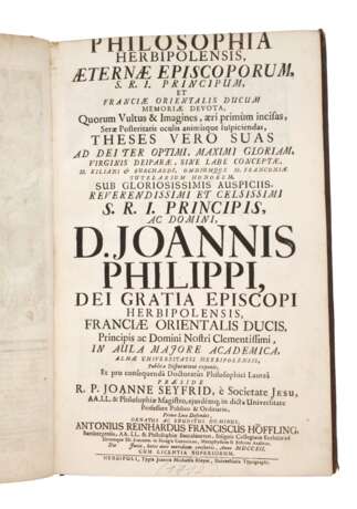 Philosophia Herbipolensis 1712 - фото 3