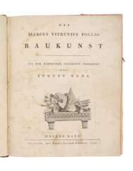 Des Marcus Vitruvius Pollio Baukunst 1796