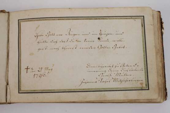 Freundschaftsalbum Dresden 1780-1809 - Foto 4 Freundschaftsalbum Dresden 1780-1809 - Foto 4