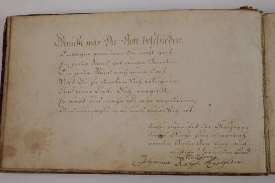 Freundschaftsalbum Dresden 1780-1809 - Foto 5 Freundschaftsalbum Dresden 1780-1809 - Foto 5