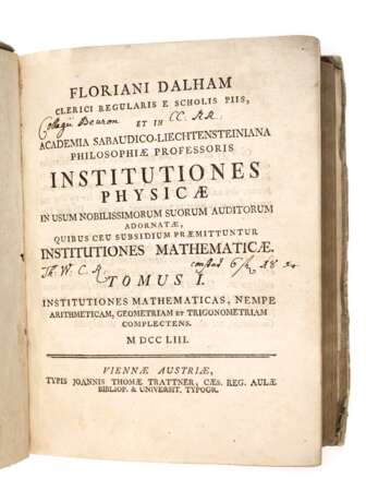 Lehrbuch der Naturwissenschaften 1753 - Foto 1 Lehrbuch der Naturwissenschaften 1753 - Foto 1