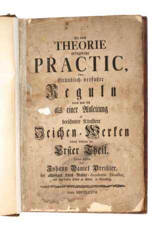 Zeichenlehrbuch 1777 - Foto 1 Zeichenlehrbuch 1777 - Foto 1