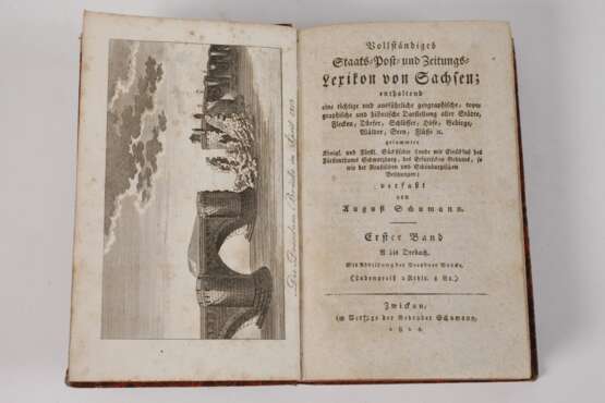 Schumann's Lexikon von Sachsen 1824 - Foto 2 Schumann's Lexikon von Sachsen 1824 - Foto 2
