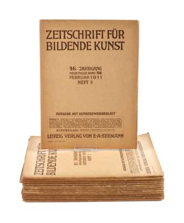 13 Hefte Zeitschrift für Bildende Kunst - фото 1