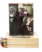 Bücher & Handschriften. Elf Hefte Domus, L'arte Nella Casa 1954