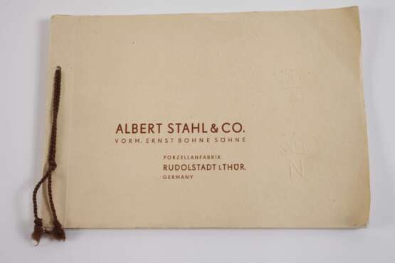 Vier Verkaufskataloge Albert Stahl Porzellan - фото 2 Vier Verkaufskataloge Albert Stahl Porzellan - фото 2