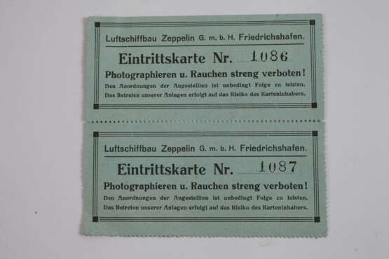 Zeppelin-Kalender und Eintrittskarten - фото 3