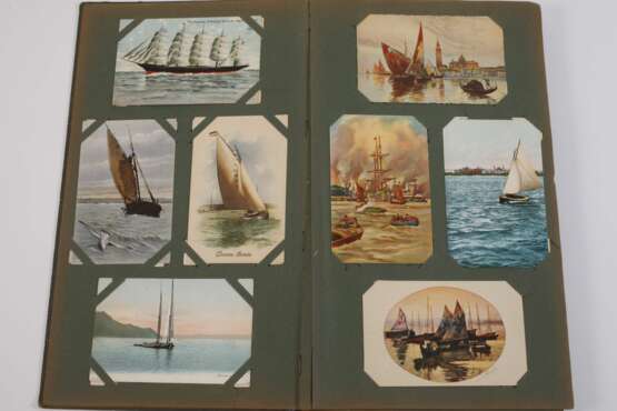 Postkartenalbum Schiffe - photo 2