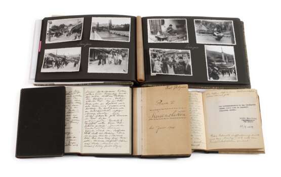 Reisetagebücher und Fotos eines Seidenfabrikanten - Foto 1 Reisetagebücher und Fotos eines Seidenfabrikanten - Foto 1