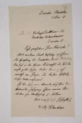 Autograph Wilhelm Claudius