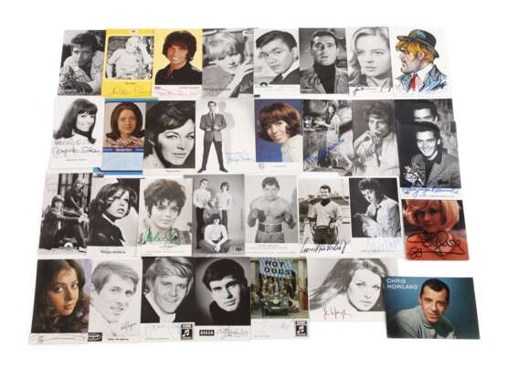 Konvolut Autogrammkarten - photo 1