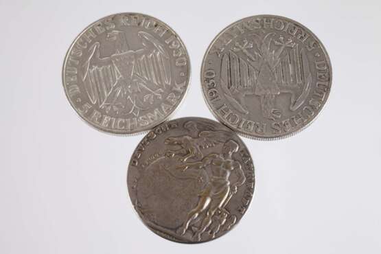 Konvolut Silbermünzen und -medaillen Weimar - photo 3 Konvolut Silbermünzen und -medaillen Weimar - photo 3
