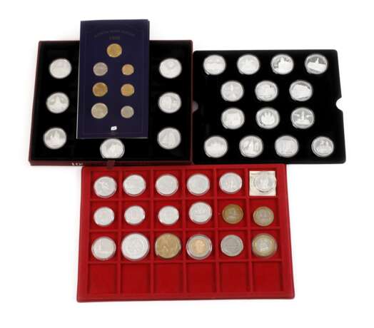 Konvolut Silbermedaillen - Foto 1