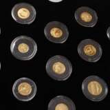 Konvolut Miniatur-Goldmünzen und -medaillen - Foto 2