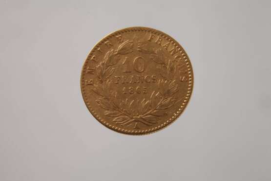 10 Francs Gold Frankreich - Foto 3 10 Francs Gold Frankreich - Foto 3