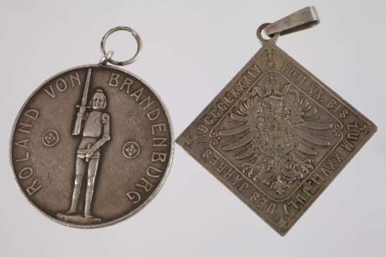 Silberklippe und -medaille Schützengilde - photo 3 Silberklippe und -medaille Schützengilde - photo 3