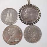 Konvolut Silbermedaillen und -münzen - photo 2
