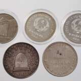 Konvolut Silbermedaillen und -münzen - photo 4