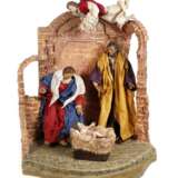 Neapolitanische Krippenfiguren und Ruinenkrippe - photo 1