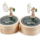 Wendt & Kühn Paar Engel mit Plauener Wappen - photo 1