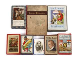 Konvolut alte Spielkarten