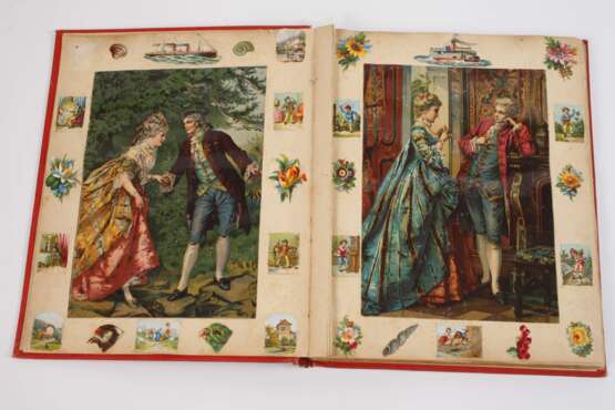 Zwei Glanzbilder-Sammelalben - photo 3 Zwei Glanzbilder-Sammelalben - photo 3