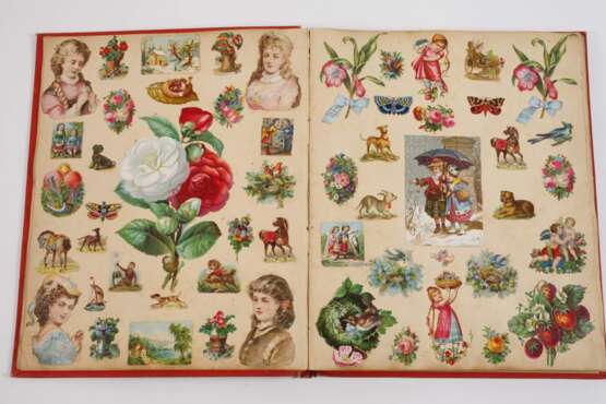 Zwei Glanzbilder-Sammelalben - photo 4 Zwei Glanzbilder-Sammelalben - photo 4