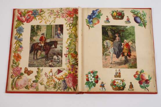 Zwei Glanzbilder-Sammelalben - photo 6 Zwei Glanzbilder-Sammelalben - photo 6