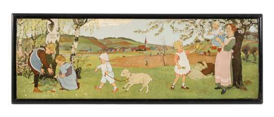 Gertrud Caspari, Wandfries "Frühlingslust" - photo 1 Gertrud Caspari, Wandfries "Frühlingslust" - photo 1