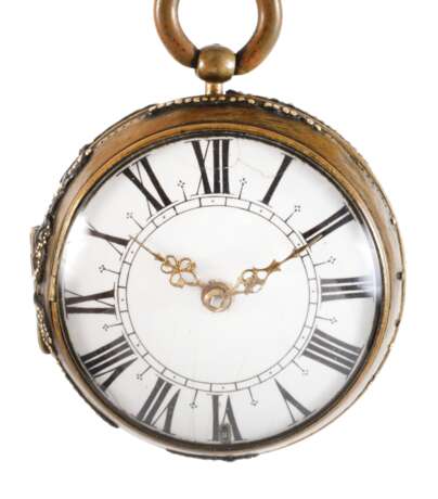 Seltene Spindeltaschenuhr Jean Godde Paris - фото 1