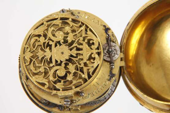 Seltene Spindeltaschenuhr Jean Godde Paris - фото 5