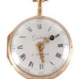 Feine Spindeltaschenuhr Jacques Jerome Gudin Paris - фото 1