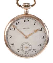 Taschenuhr Zenit Gold 