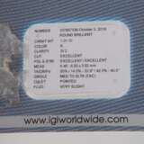 Brillant von 1,01 ct mit IGI-Gutachten - Foto 2