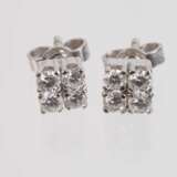 Paar Ohrstecker mit Brillanten - photo 2
