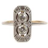 Art déco-Ring mit Diamanten - Foto 1