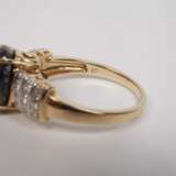 Damenring mit schwarzem Diamant - Foto 3